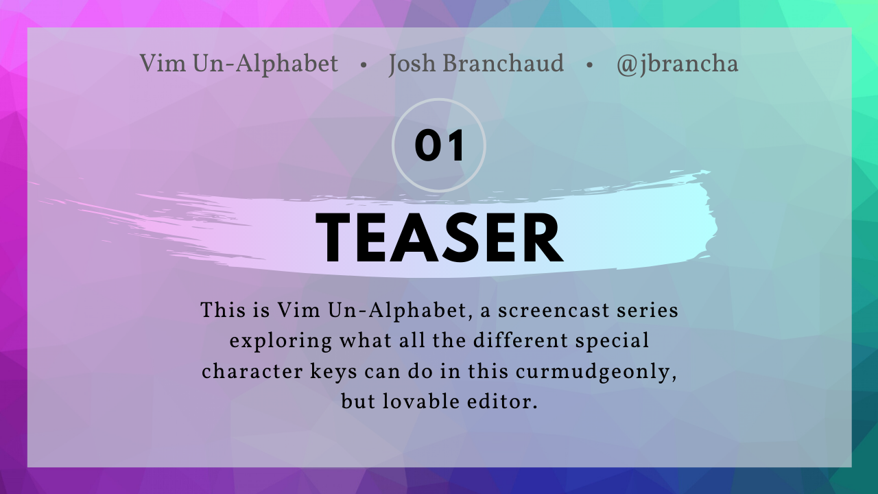 Episode 01: Teaser